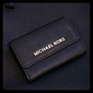 MK black small wallet